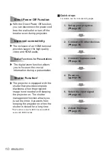 Preview for 10 page of Panasonic PT-EW530U Operating Instructions Manual