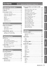 Preview for 11 page of Panasonic PT-EW530U Operating Instructions Manual