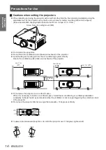 Preview for 14 page of Panasonic PT-EW530U Operating Instructions Manual