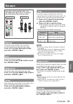 Preview for 59 page of Panasonic PT-EW530U Operating Instructions Manual