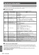 Preview for 100 page of Panasonic PT-EW530U Operating Instructions Manual