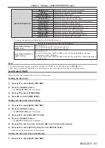 Preview for 93 page of Panasonic PT-EW730T Operating Instructions Manual