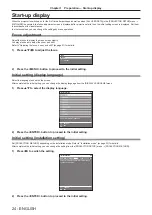 Предварительный просмотр 24 страницы Panasonic PT-EW730Z Operating Instructions Manual