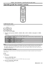 Preview for 53 page of Panasonic PT-EW730Z Operating Instructions Manual