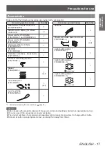 Предварительный просмотр 17 страницы Panasonic PT-EX12KU Operating Instructions Manual