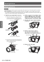 Предварительный просмотр 26 страницы Panasonic PT-EX12KU Operating Instructions Manual