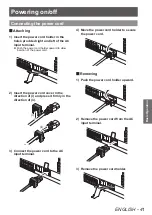 Предварительный просмотр 41 страницы Panasonic PT-EX12KU Operating Instructions Manual