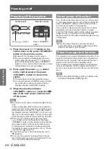 Предварительный просмотр 44 страницы Panasonic PT-EX12KU Operating Instructions Manual