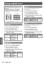 Предварительный просмотр 60 страницы Panasonic PT-EX12KU Operating Instructions Manual