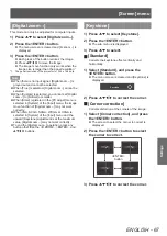 Предварительный просмотр 67 страницы Panasonic PT-EX12KU Operating Instructions Manual