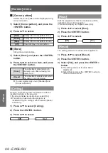 Предварительный просмотр 68 страницы Panasonic PT-EX12KU Operating Instructions Manual