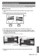 Предварительный просмотр 101 страницы Panasonic PT-EX12KU Operating Instructions Manual