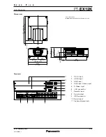 Preview for 5 page of Panasonic PT-EX12KU Specification