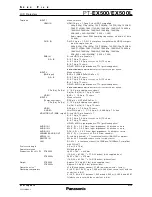 Preview for 3 page of Panasonic PT-EX500 Manual