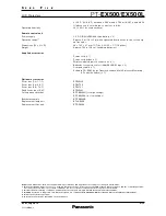 Preview for 4 page of Panasonic PT-EX500 Manual