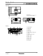 Предварительный просмотр 5 страницы Panasonic PT-EX500 Manual