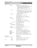 Preview for 3 page of Panasonic PT-EX600U Manual