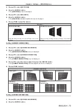 Предварительный просмотр 73 страницы Panasonic PT-EX620 Operating Instructions Manual