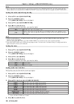 Предварительный просмотр 98 страницы Panasonic PT-EX620 Operating Instructions Manual