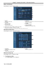 Предварительный просмотр 124 страницы Panasonic PT-EX620 Operating Instructions Manual