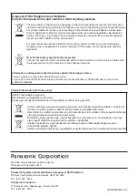 Предварительный просмотр 164 страницы Panasonic PT-EX620 Operating Instructions Manual