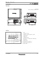 Preview for 4 page of Panasonic PT-F100NT Spec File