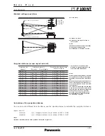Preview for 5 page of Panasonic PT-F100NT Spec File