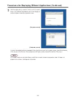 Предварительный просмотр 24 страницы Panasonic PT-F200 Series Advanced Operation Manual