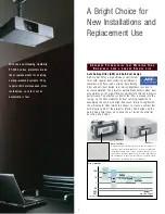 Предварительный просмотр 2 страницы Panasonic PT-F200 Series Brochure & Specs