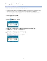 Preview for 41 page of Panasonic PT-F200 Series Network Manual