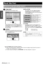 Preview for 10 page of Panasonic PT-F200 Series Operating Instructions Manual