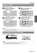 Preview for 15 page of Panasonic PT-F200 Series Operating Instructions Manual