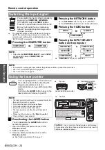 Preview for 24 page of Panasonic PT-F200 Series Operating Instructions Manual