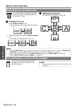 Preview for 26 page of Panasonic PT-F200 Series Operating Instructions Manual