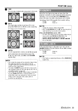 Preview for 33 page of Panasonic PT-F200 Series Operating Instructions Manual