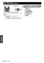 Preview for 38 page of Panasonic PT-F200 Series Operating Instructions Manual