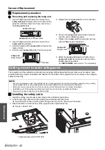 Preview for 42 page of Panasonic PT-F200 Series Operating Instructions Manual