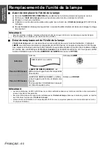 Preview for 60 page of Panasonic PT-F200 Series Operating Instructions Manual