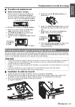 Preview for 61 page of Panasonic PT-F200 Series Operating Instructions Manual