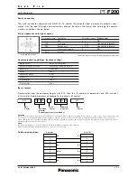 Preview for 7 page of Panasonic PT-F200 Series Specifications