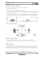 Preview for 10 page of Panasonic PT-F200 Series Specifications