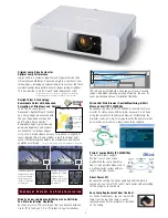 Preview for 4 page of Panasonic PT-F200NTEA Brochure & Specs