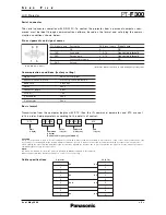 Preview for 8 page of Panasonic PT-F300 Series Specifications