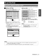 Предварительный просмотр 13 страницы Panasonic PT-F300E Operating Instructions Manual