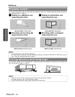 Предварительный просмотр 18 страницы Panasonic PT-F300E Operating Instructions Manual