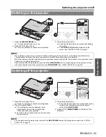 Предварительный просмотр 25 страницы Panasonic PT-F300E Operating Instructions Manual