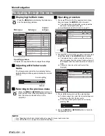 Предварительный просмотр 34 страницы Panasonic PT-F300E Operating Instructions Manual