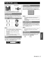 Предварительный просмотр 37 страницы Panasonic PT-F300E Operating Instructions Manual