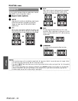 Предварительный просмотр 38 страницы Panasonic PT-F300E Operating Instructions Manual