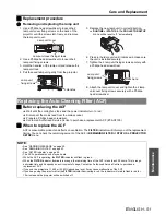 Предварительный просмотр 51 страницы Panasonic PT-F300E Operating Instructions Manual